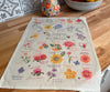 Le Langage des Fleurs Tea Towel