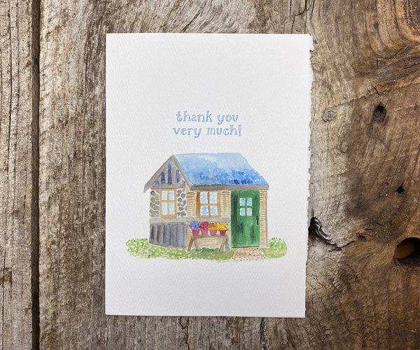 Garden Shed Thank You Card