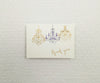 Gold Chandelier Thank You Notes
