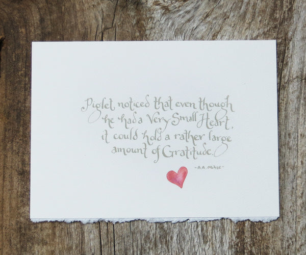 Gratitude Quote Card