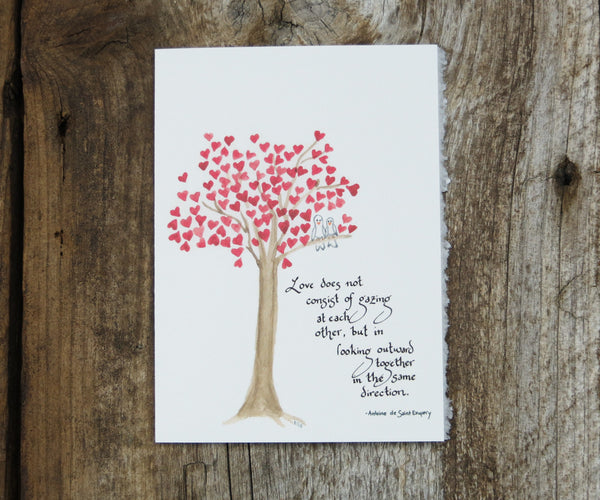 Heart Tree Valentines Card