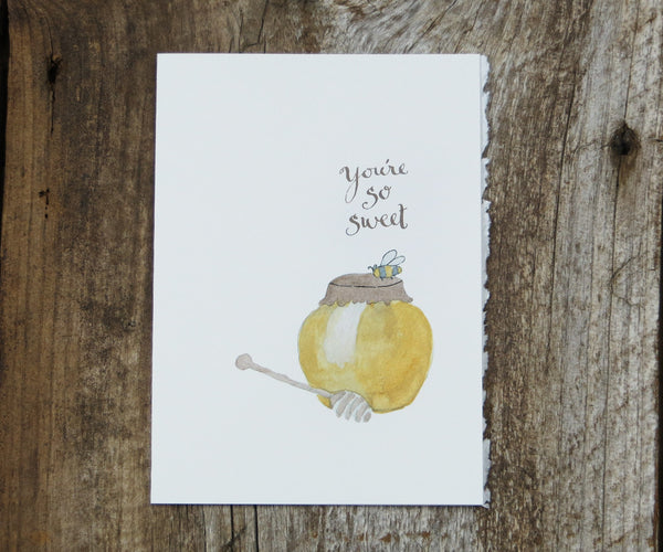 Honey Jar Thank You Card