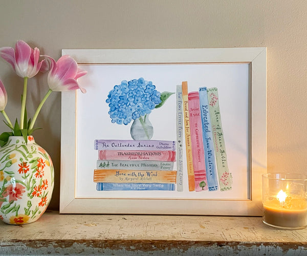 Your Beloved Bookshelf-Hydrangea