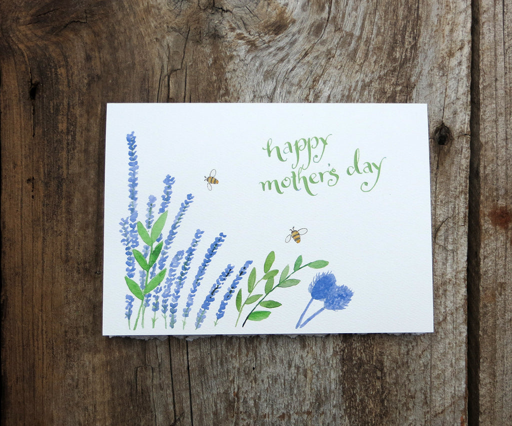 Lavender Garden Mother's Day Card
