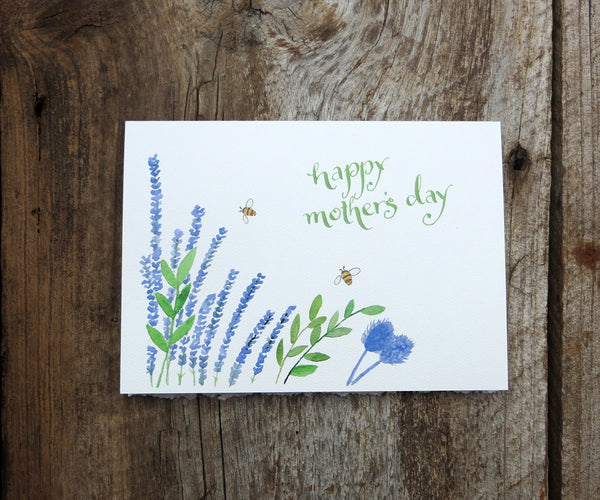 Lavender Garden Mother's Day Card