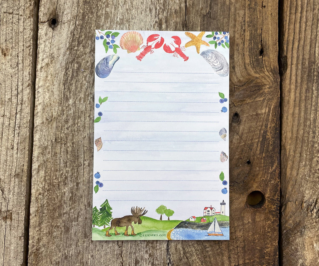 Large Maine notepad