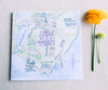 Kennebunkport Maine wedding map