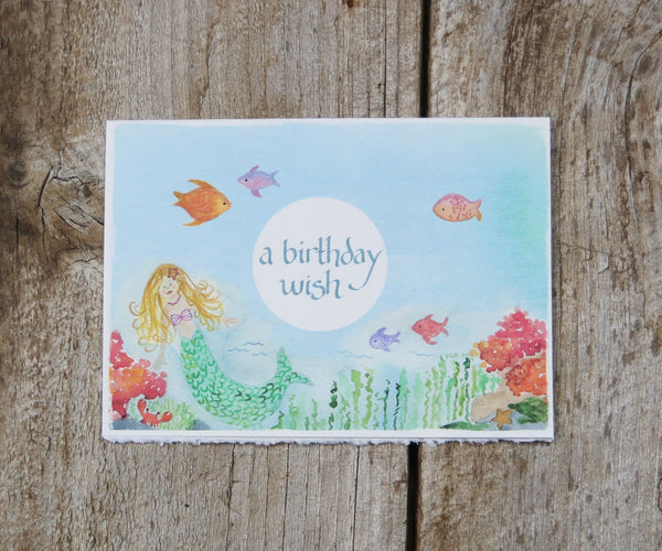 Mermaid Birthday Card