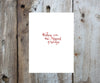 Pine Cones Holiday Card