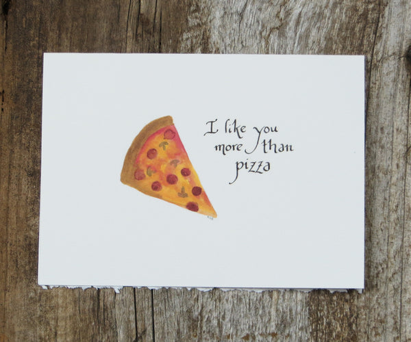 Pizza Valentines Card