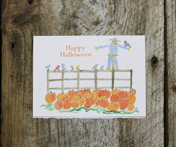 Scarecrow Halloween Card