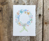 Sea wreath card