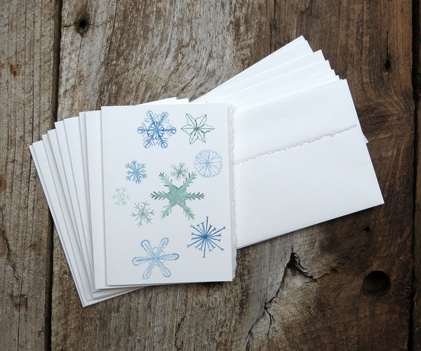 snowflake stationery