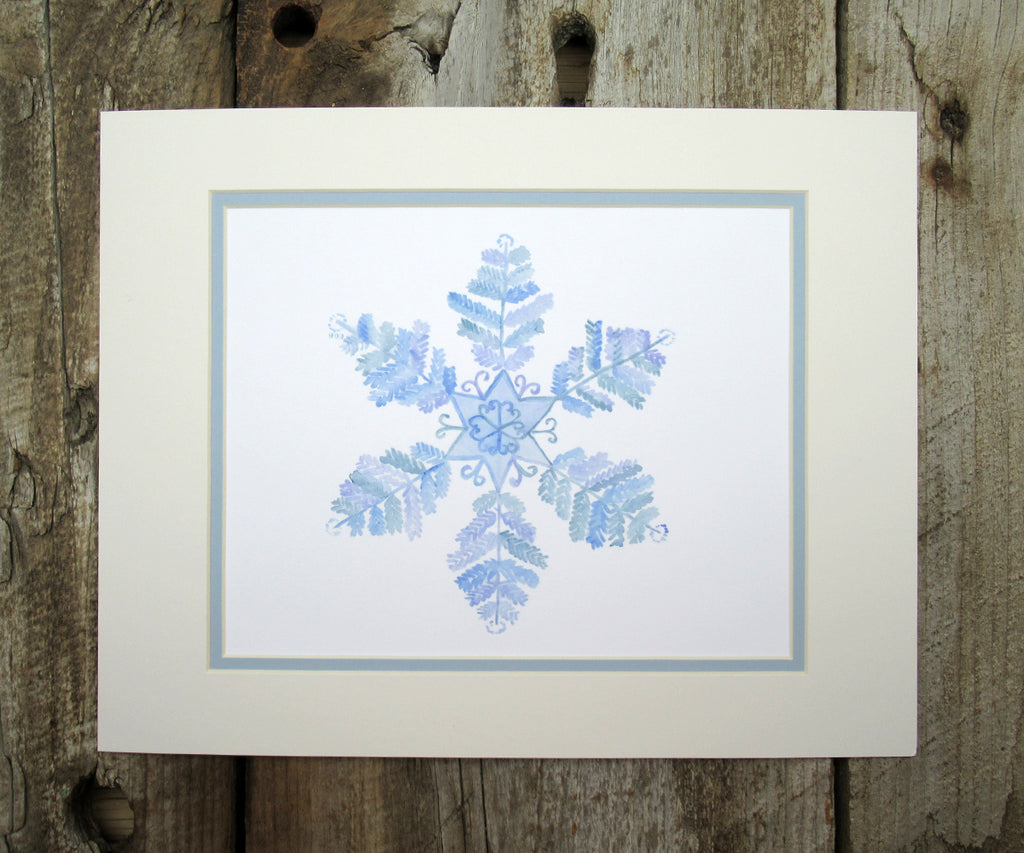 snow flake print