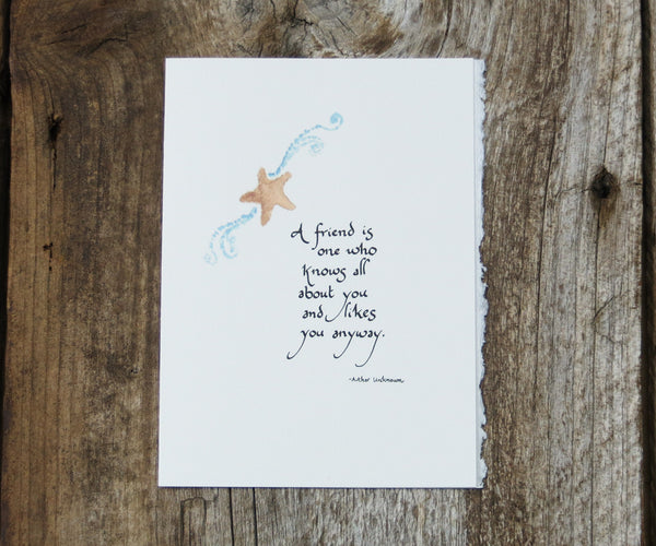 Starfish Quote Card