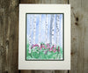 birch tree print
