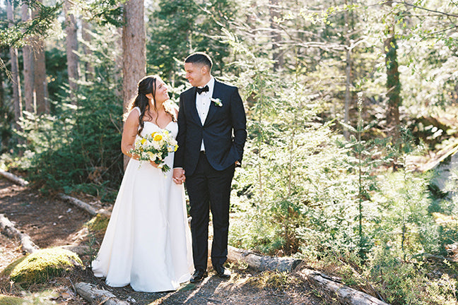 Woodsy wedding Kate Preftakes