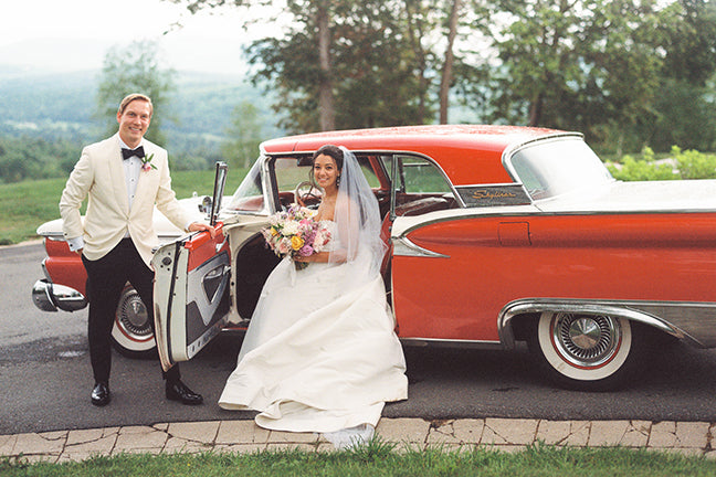 Vermont wedding couple