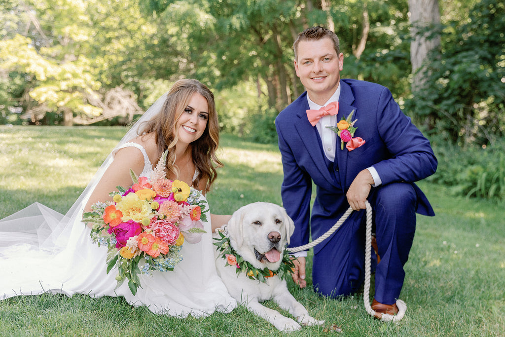 Colorful Custom Lakeside Wedding in Vermont