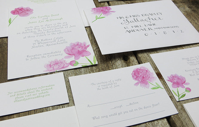 Step by Step Guide to your Wedding Invitations
