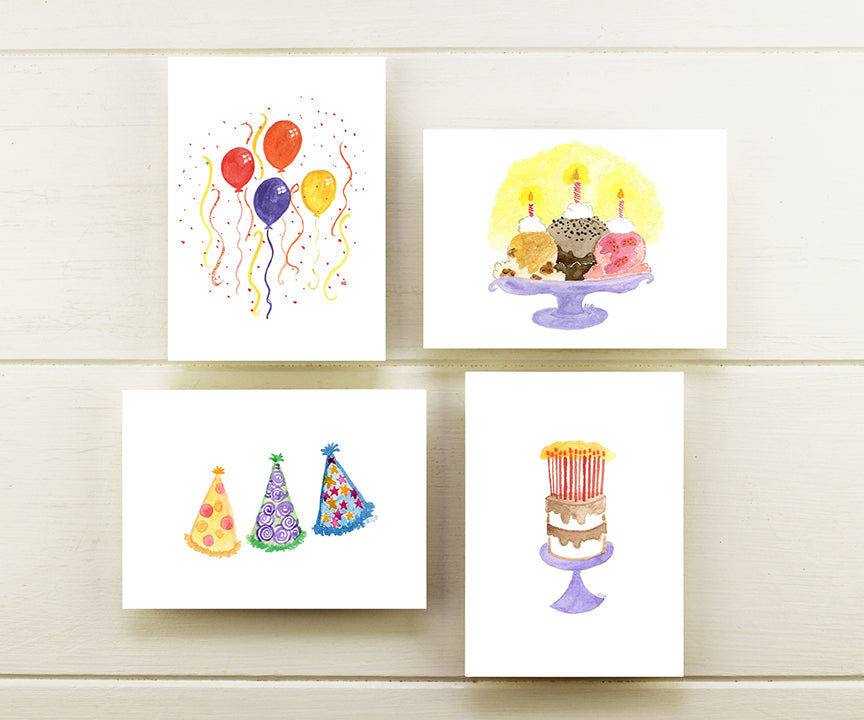 Birthday Celebrate Note Cards