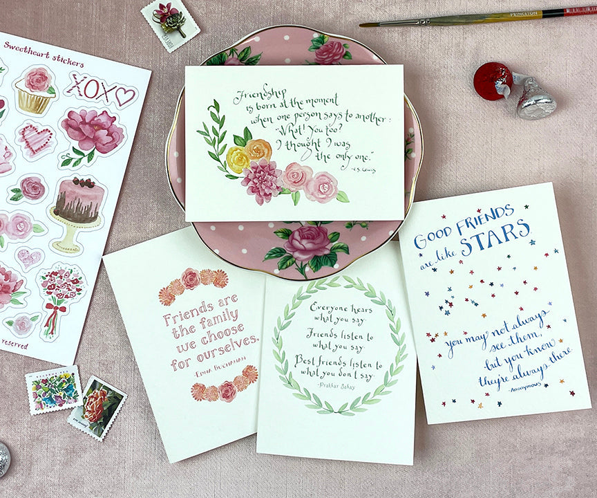 Friendship quote notes