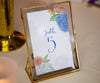 Hydrangea and Roses table number