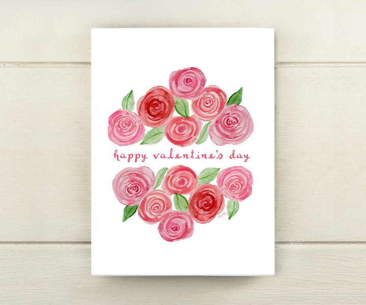 A Dozen Roses Valentine Card