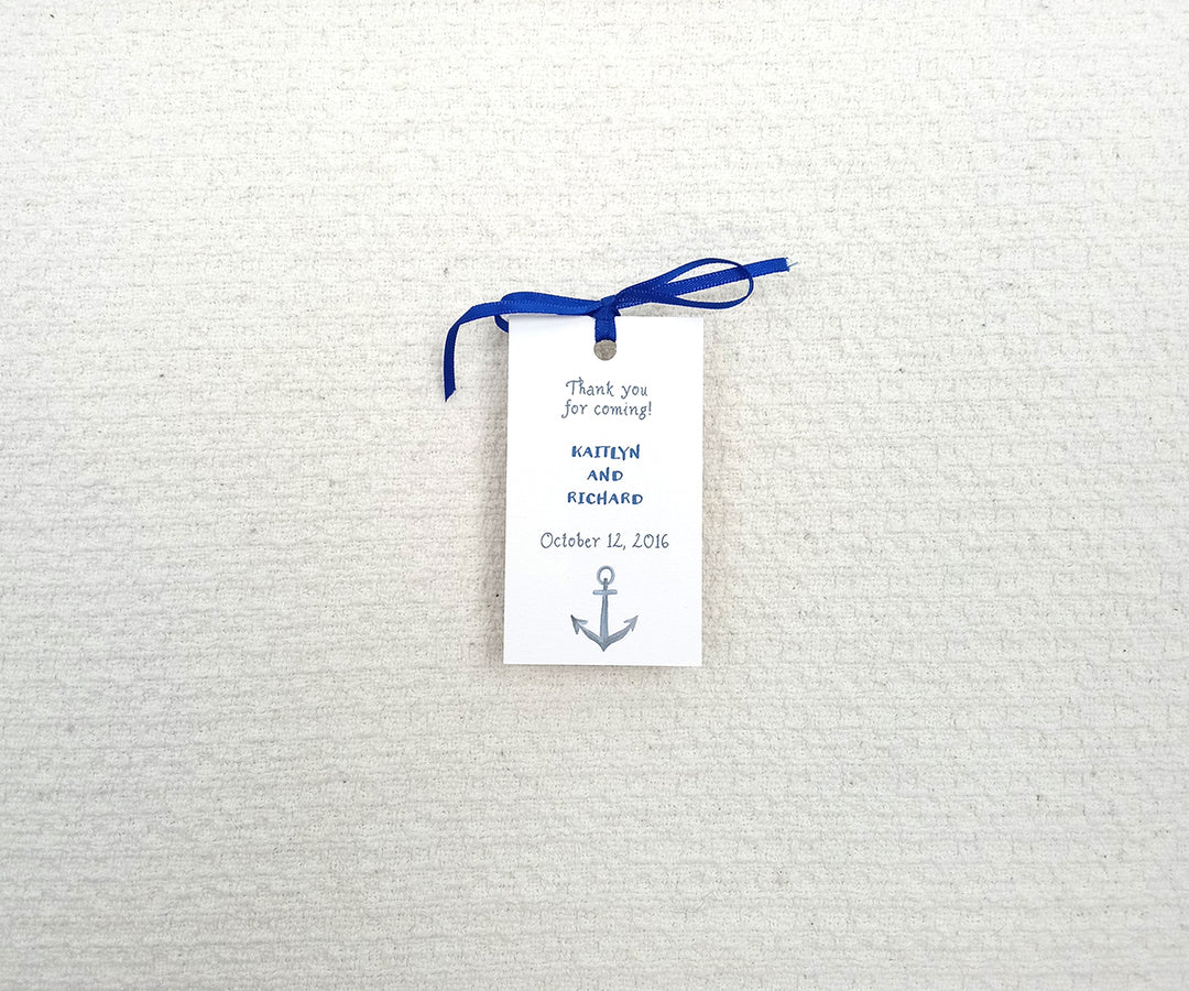 Anchor favor tag
