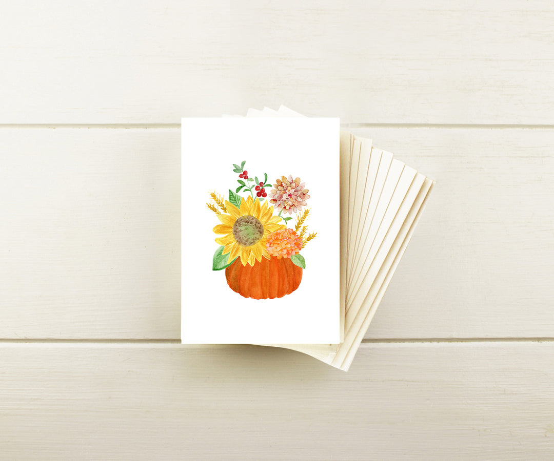 Autumn Centerpiece Note Cards