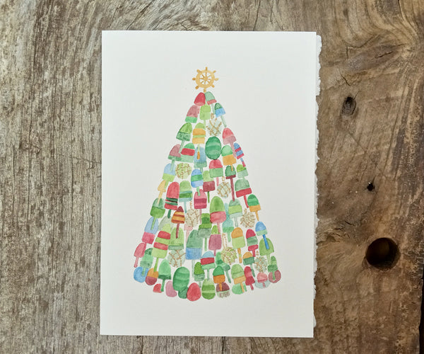 Buoy Tree Holiday Card