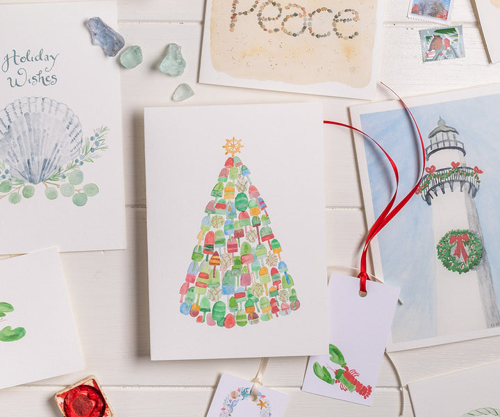 Buoy Tree Holiday Card