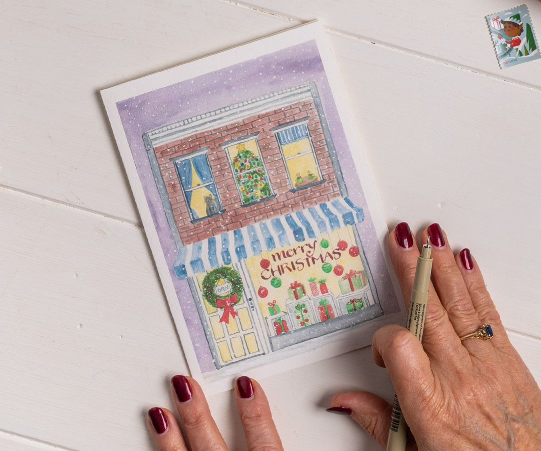Gift Shop Holiday Card