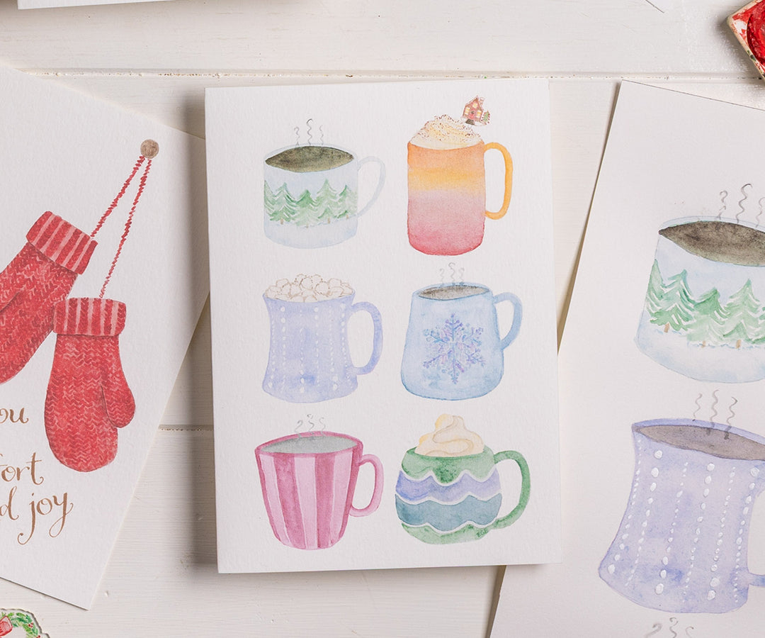Holiday Mugs Card
