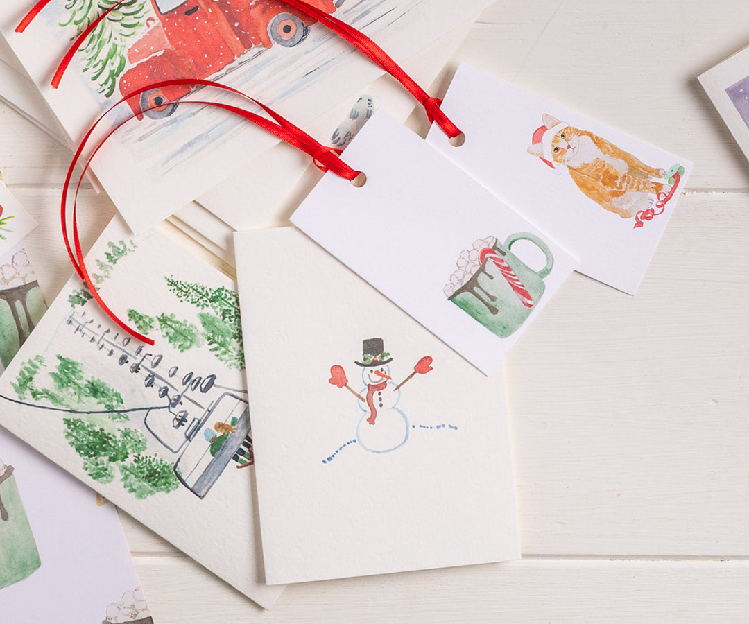 Little Snowman Note Cards
