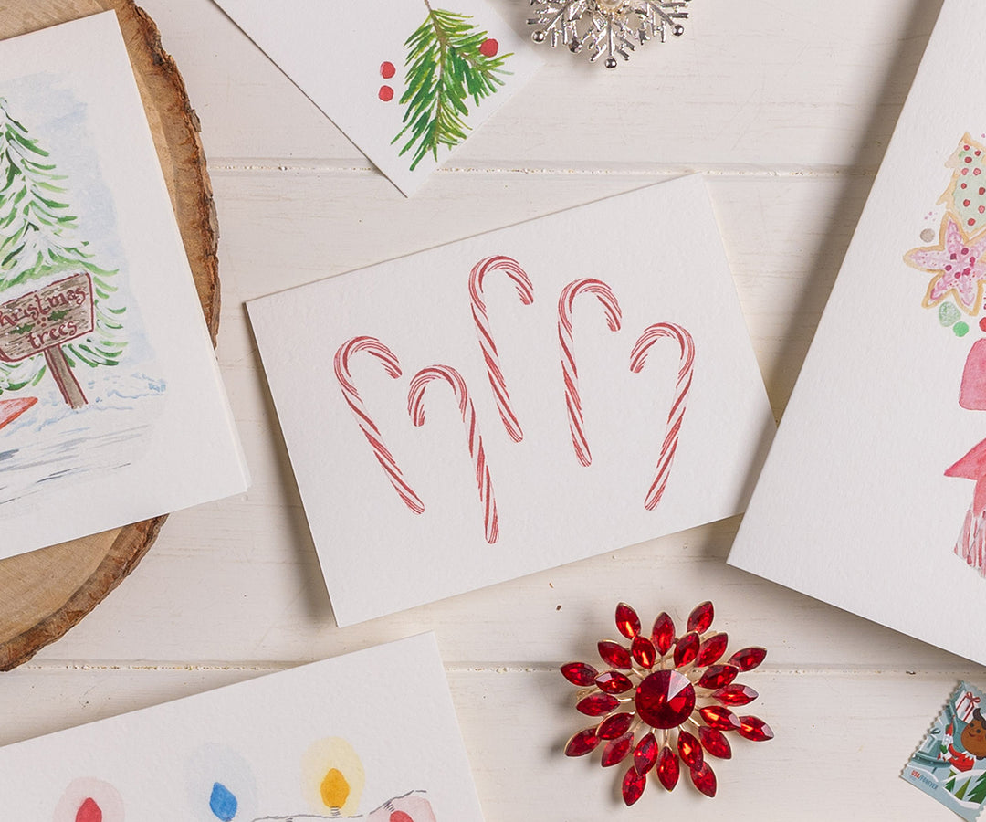 Candy Canes Holiday Notes