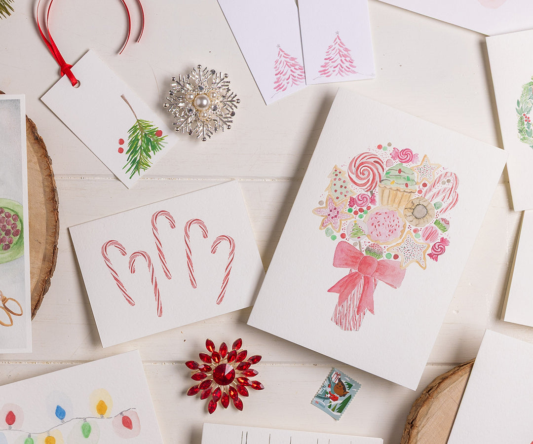 Candy Canes Holiday Notes