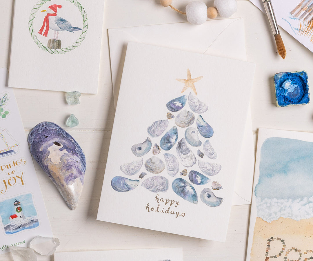 Shell Tree Card