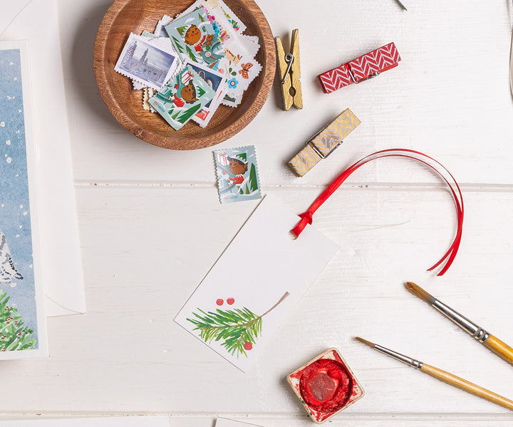 Berry & Bough Holiday Gift Tags
