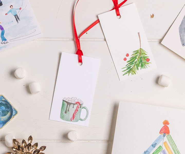 Hot Cocoa Holiday Gift Tags