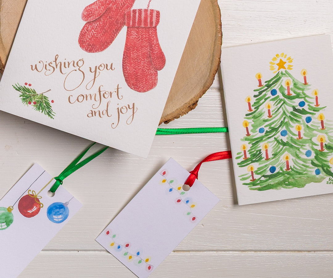Holiday Lights Gift Tags