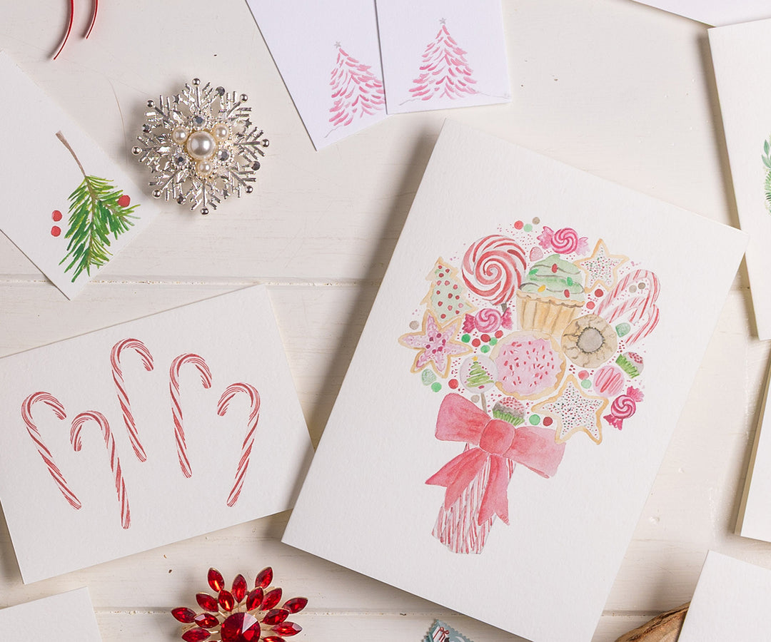 Christmas Treats Bouquet Card