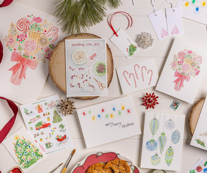 Christmas Treats Bouquet Card