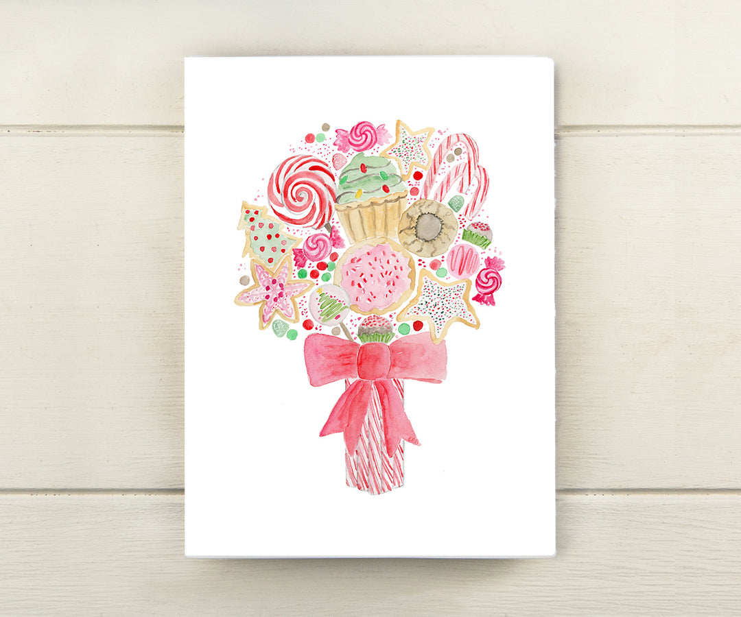 Christmas Treats Bouquet Card