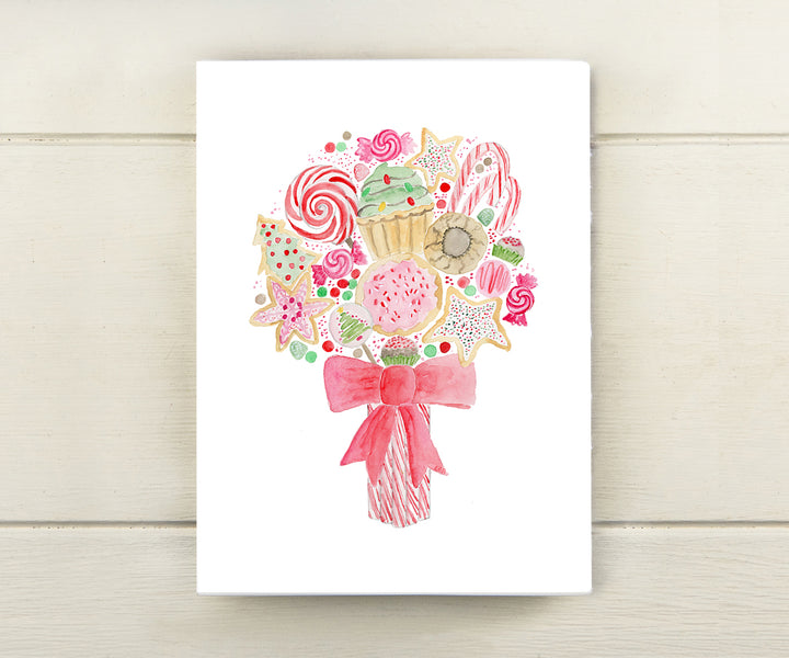 Christmas Treats Bouquet Card