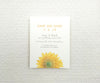 Sunflower save the date