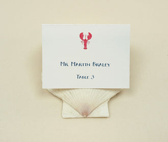 Classic Lobster Place Card – El's Cards