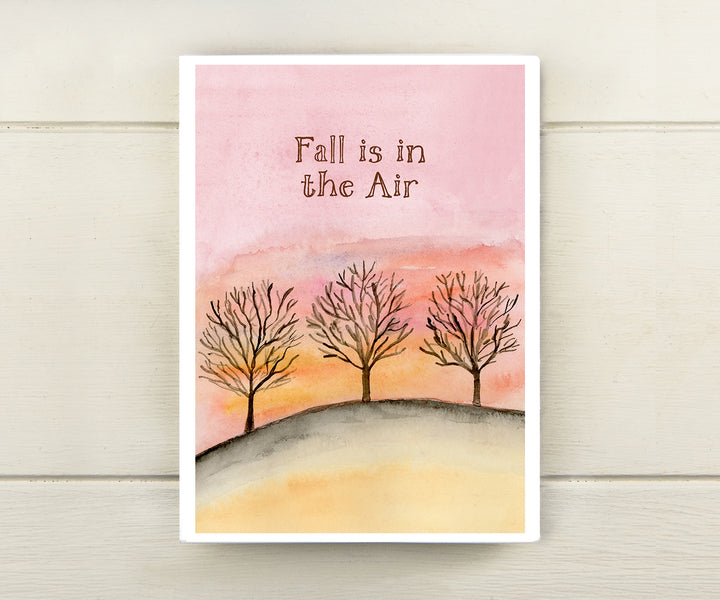 Fall Sky Card