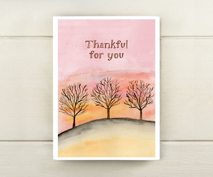 Fall Sky Card