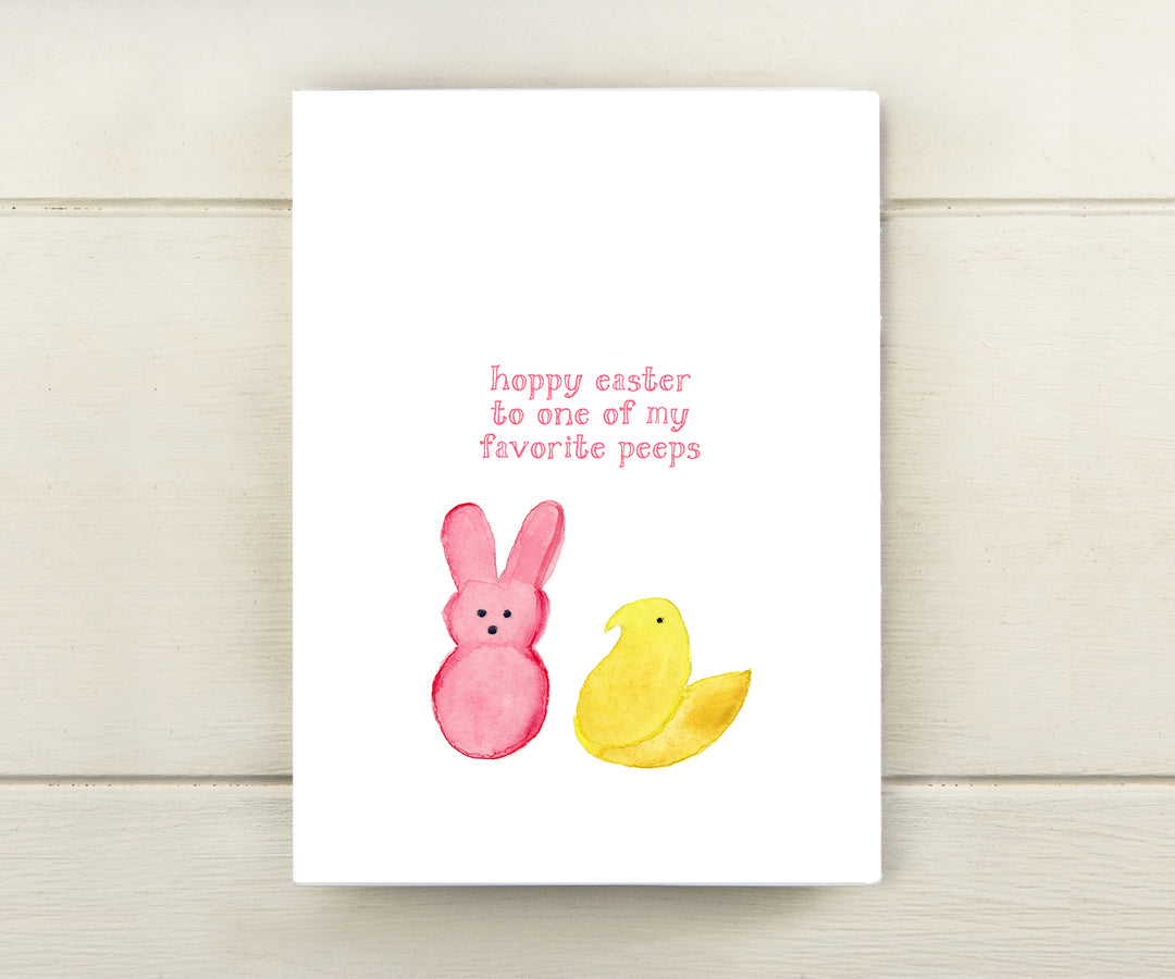 Favorite Peeps Easter Card